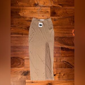 Waist tie maxi skirt